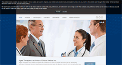 Desktop Screenshot of algeatherapies.com